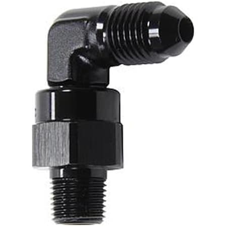 Allstar Performance 90 deg Swivel -4 AN Male to 0.125 NPT Male Fitting Adapter ALL50109